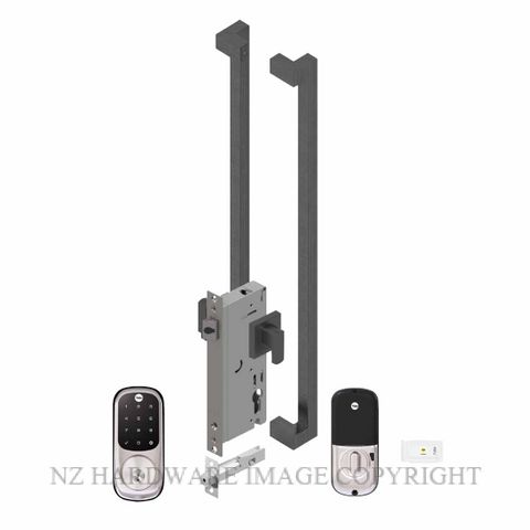 YALE YRD226SNE146X450SPEC ASSURE KEYED DEADBOLT ENTRANCE SET APEX 146X450 POWDERCOAT SPECIAL