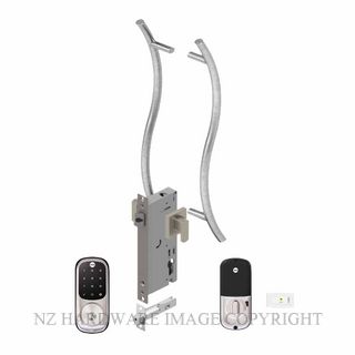 YALE YRD226SNE147X450 ASSURE KEYED DEADBOLT ENTRANCE SET APEX 147X450 SATIN NICKEL