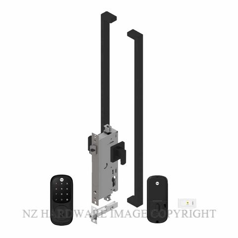 YALE YRD226MB/E/143X1000B ASSURE KEYED DEADBOLT ENTRANCE SET APEX 143X1000 MATT BLACK