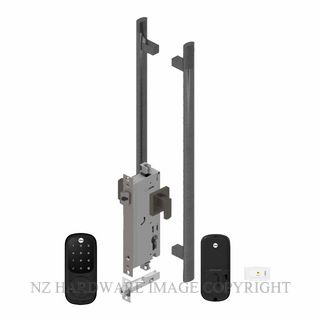 YALE YRD226MBE141X600SPEC ASSURE KEYED DEADBOLT ENTRANCE SET APEX 141X600 POWDERCOAT SPECIAL