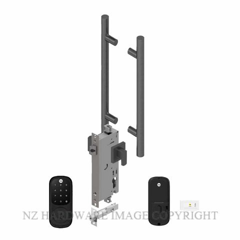 YALE YRD226MBE142X300SPEC ASSURE KEYED DEADBOLT ENTRANCE SET APEX 142X300 POWDERCOAT SPECIAL