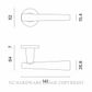 ENGER GN6045RS7 APRILE EUPHORBIA HANDLES GRAPHITE NICKEL