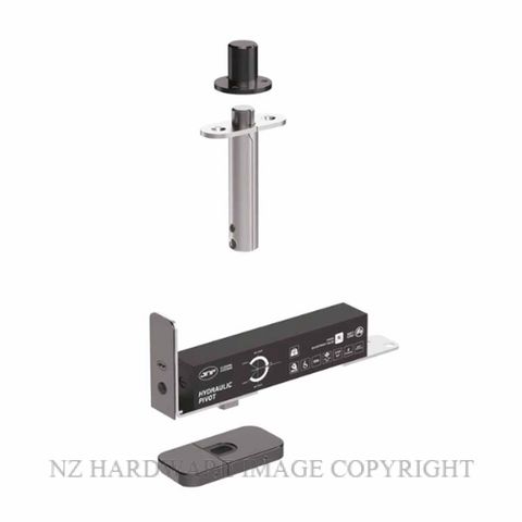 JNF IN.05.203.HO.TB HYDRAULIC PIVOT 60 EDGE (MAX 60KG) TITANIUM BLACK