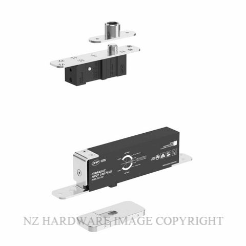 JNF IN.05.213.HO HYDRAULIC PIVOT 100 PLUS (TO 100KG) 1300MM DOOR SATIN STAINLESS 304