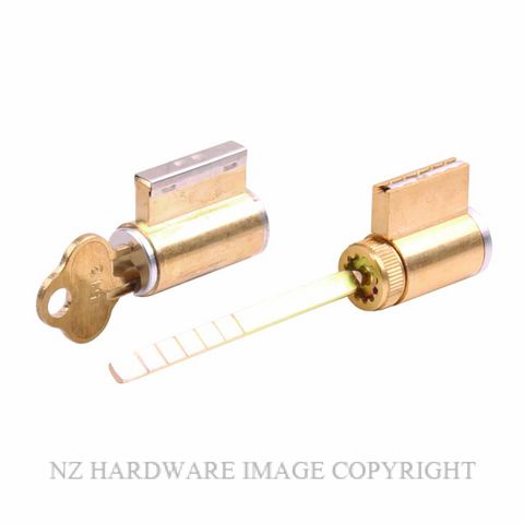 YALE EA703 5 PIN PAIR EXT & INT SLIDING DOOR LOCK CYLINDER SATIN CHROME