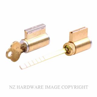 YALE EA706 6 PIN SLIDING DOOR LOCK CYLINDER PAIR SATIN CHROME