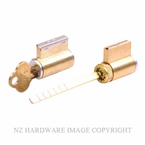 YALE EA706 6 PIN SLIDING DOOR LOCK CYLINDER PAIR SATIN CHROME