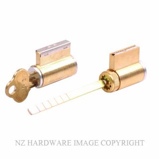 YALE EA708 5 PIN SLIDING DOOR LOCK EXTENDED TAILBAR CYLINDER PAIR SATIN CHROME