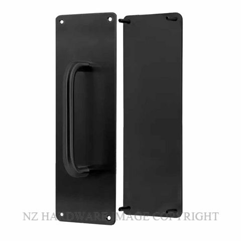 JAECO PHCFSET2-3X1 SS PULL HANDLE - PUSH PLATE SET MATT BLACK