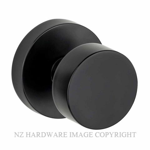 SYLVAN E84 NAPIER KNOB ON ROSE MATT BLACK