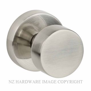SYLVAN E84 NAPIER KNOB ON ROSE SATIN NICKEL