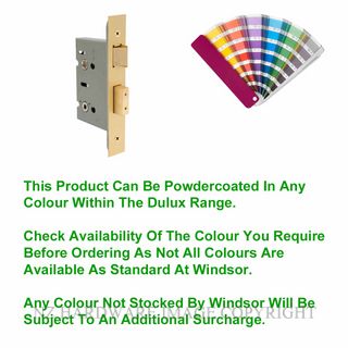 WINDSOR 1123 PC 57MM BATHROOM PRIVACY LATCH POWDER COAT