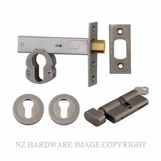 IVER 22159 DEADBOLTS SIGNATURE DISTRESSED NICKEL
