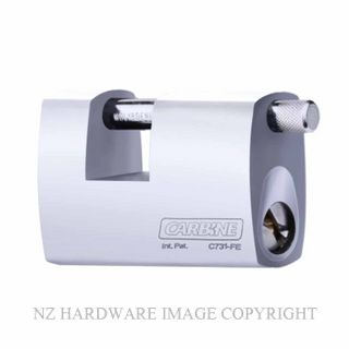 CARBINE C73 FE STEEL PUCK STYLE PADLOCK 10.25MM SHACKLE KD