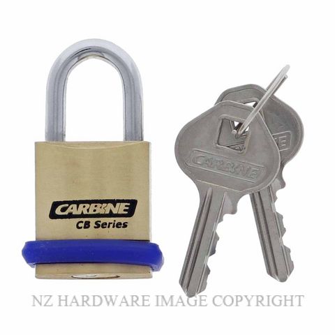 CARBINE CB20 20MM BRASS PADLOCK 13MMX3.7MM SHACKLE KD
