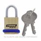 CARBINE CB20 20MM BRASS PADLOCK 13MMX3.7MM SHACKLE KD