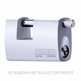 CARBINE C731-FE MONO BLOCK STEEL PADLOCK 11MMX27MM SHACKLE KD