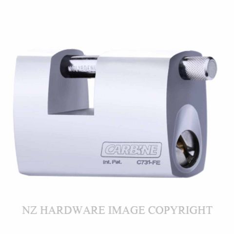 CARBINE C731-FE MONO BLOCK STEEL PADLOCK 11MMX27MM SHACKLE KD