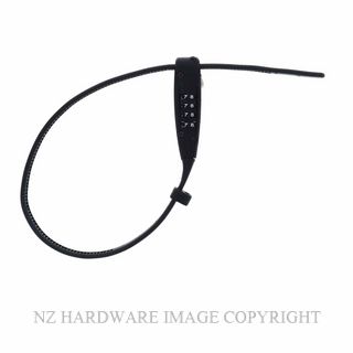 COMBO CABLE 4 DIAL ADJUSTABLE 460MM BLACK