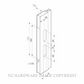 LENLOK LSSDL-1BL SLIDING SCREEN DOOR LOCK BLACK