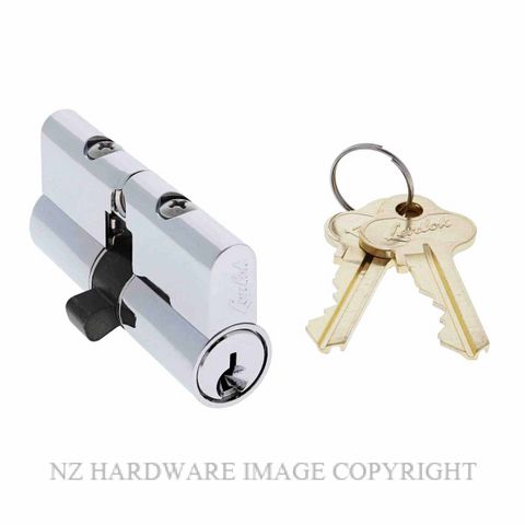 LENLOK LPL-5DCPKA1-B DOUBLE KEYED EURO CYLINDERS CHROME PLATE