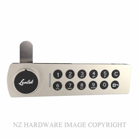 LENLOK LDL-2H-RH-SIL-KIT LENLOK DIGITAL LOCKER LOCK HORIZONTAL RIGHT HAND SILVER