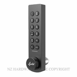 LENLOK LDL-2V-BL-KIT LENLOK DIGITAL LOCKER LOCK VERTICAL MATT BLACK