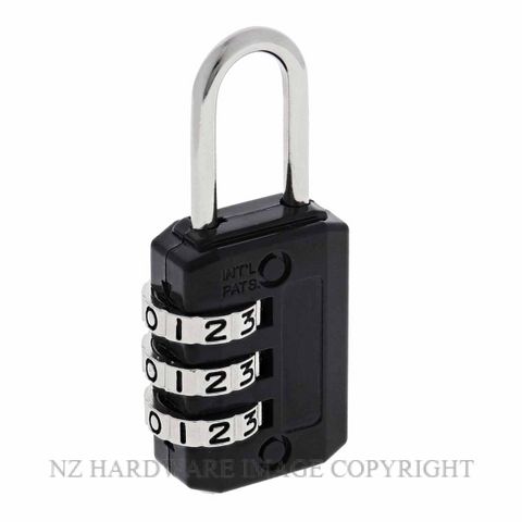 COMBINATION PADLOCK 22MM BODY HARDENED SHACKLE RESETTABLE DP