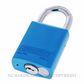 CARBINE C45-AB BLUE ALUMINIUM PADLOCK 8MMX30MM MOLY SHACKLE KD