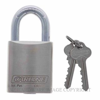 CARBINE C50 BR BRASS PADLOCK MOLY SHACKLE