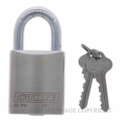 CARBINE C50 BR BRASS PADLOCK MOLY SHACKLE