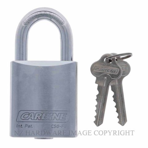 CARBINE C50 FE STEEL PADLOCK MOLY SHACKLE
