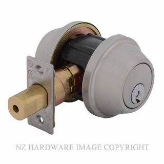 EZSET 210HCALSS DOUBLE CYLINDER DEADBOLT LOCK SATIN STAINLESS