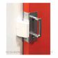 CAVITY SLIDERS CL400W0500 BARN DOOR STRIKE PAINT PRIMED WHITE