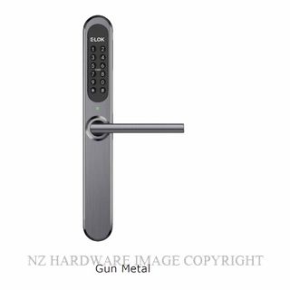 E LOK 905B 0 GM 9B RAISED BUTTON SMART LOCK SMART LEVER SET GUN METAL