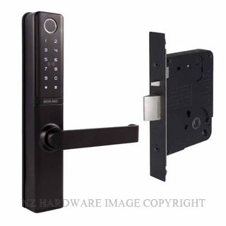 SCHLAGE SCEBZ700-91MB ENCORE SMART LOCK HANDLES & 991 MORTICE MATT BLACK