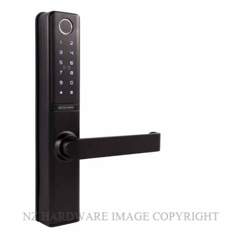 SCHLAGE SCEBZ700MB ENCORE SMART LOCK HANDLES ONLY MATT BLACK