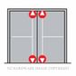 DORMAKABA PHA213 PANIC BOLT SILVER