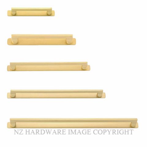 IVER 17200B-17204B CABINET PULL WITH BACKPLATE BRUSHED GOLD