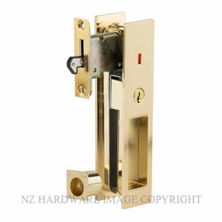 SYLVAN C3ET.SB CAVITY SLIDER ENTRANCE SET SATIN BRASS