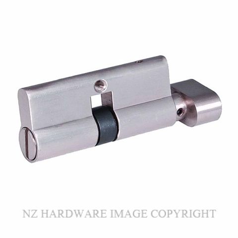 SYLVAN S725BK PRIVACY & TURN EURO CYLINDER SATIN NICKEL