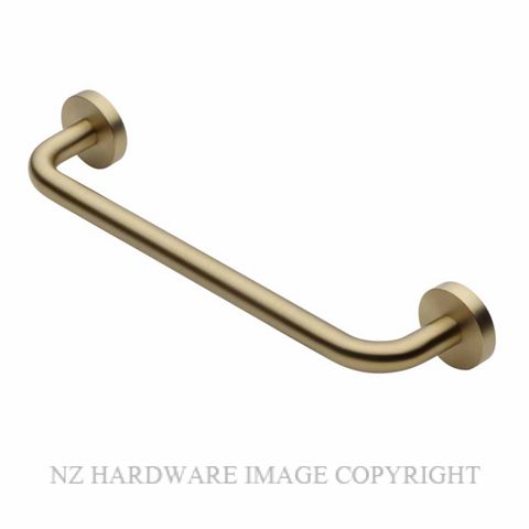 HEIRLOOM AUCTR300BB AURA CONTOUR T/RAIL 300MM BRUSHED BRASS