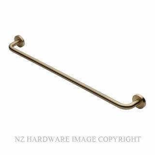 HEIRLOOM AUCTR600BB AURA CONTOUR T/RAIL 600MM BRUSHED BRASS