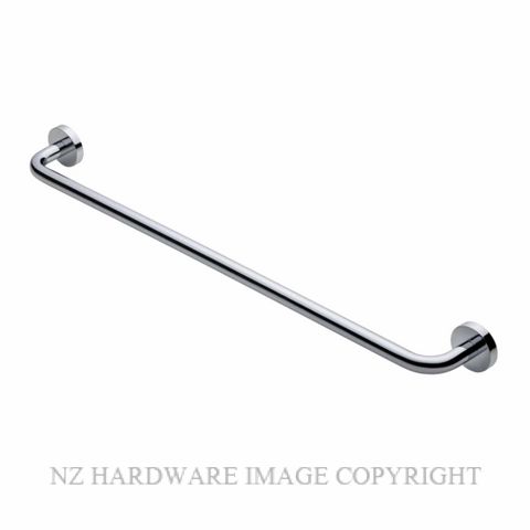 HEIRLOOM AUCTR600 AURA CONTOUR T/RAIL 600MM CHROME PLATE