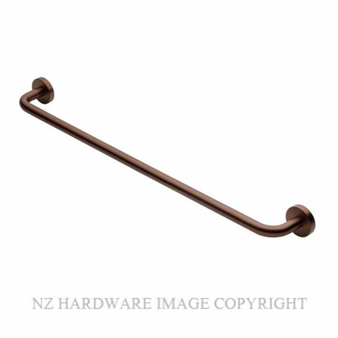 HEIRLOOM AUCTR600BC AURA CONTOUR T/RAIL 600MM BRUSHED COPPER