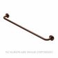 HEIRLOOM AUCTR600BC AURA CONTOUR T/RAIL 600MM BRUSHED COPPER
