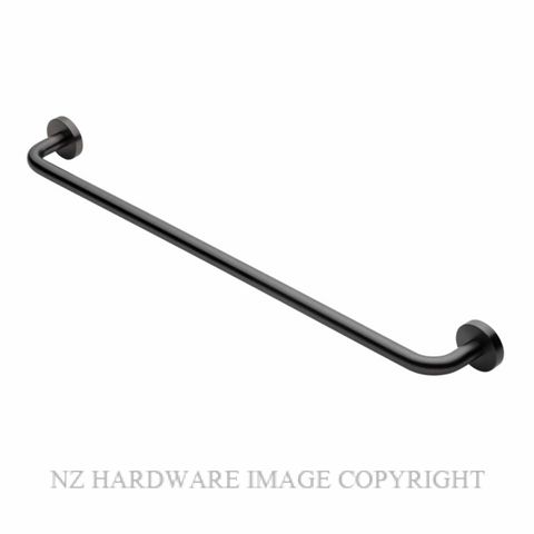 HEIRLOOM AUCTR600GM AURA CONTOUR T/RAIL 600MM GUNMETAL