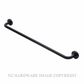 HEIRLOOM AUCTR600N AURA CONTOUR T/RAIL 600MM NOIR BLACK