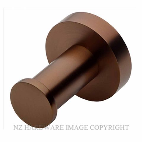 HEIRLOOM AURHBC AURA ROBE HOOK BRUSHED COPPER