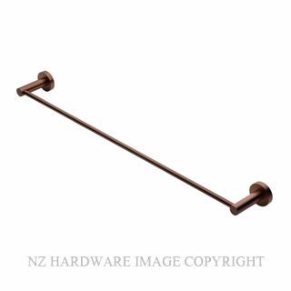 HEIRLOOM AUTR600BC AURA TOWEL RAIL 600MM BRUSHED COPPER